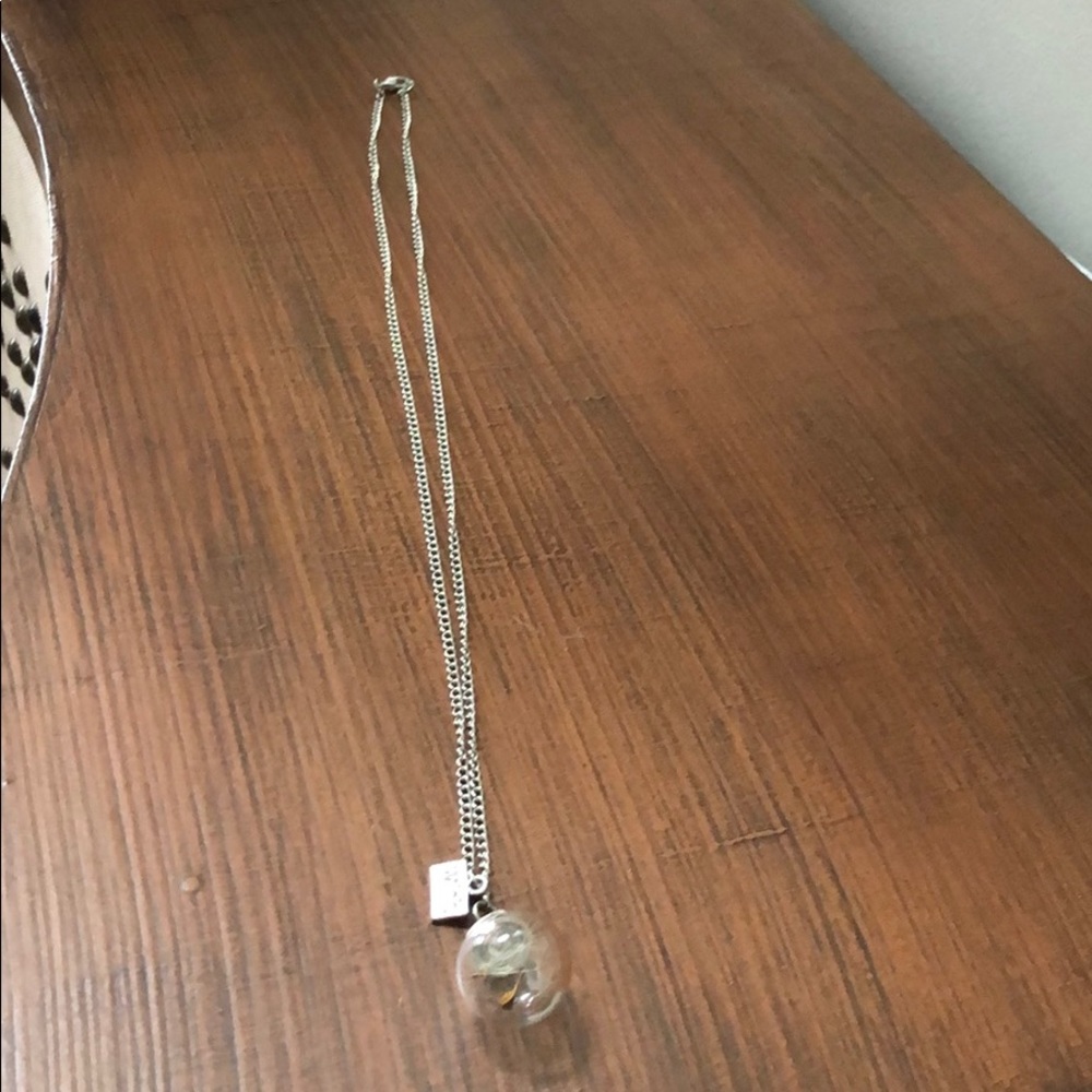WISH dandelion necklace